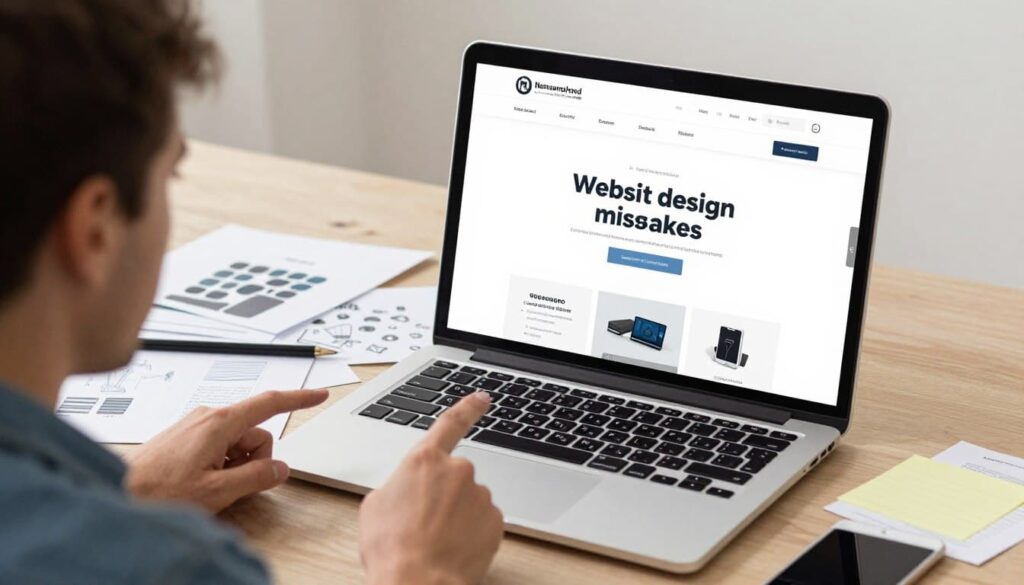 Website design mistakes